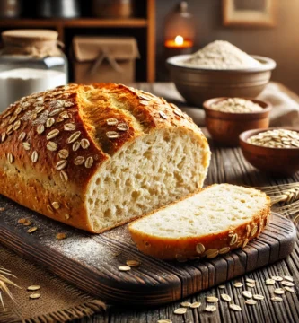 Pan casero de avena